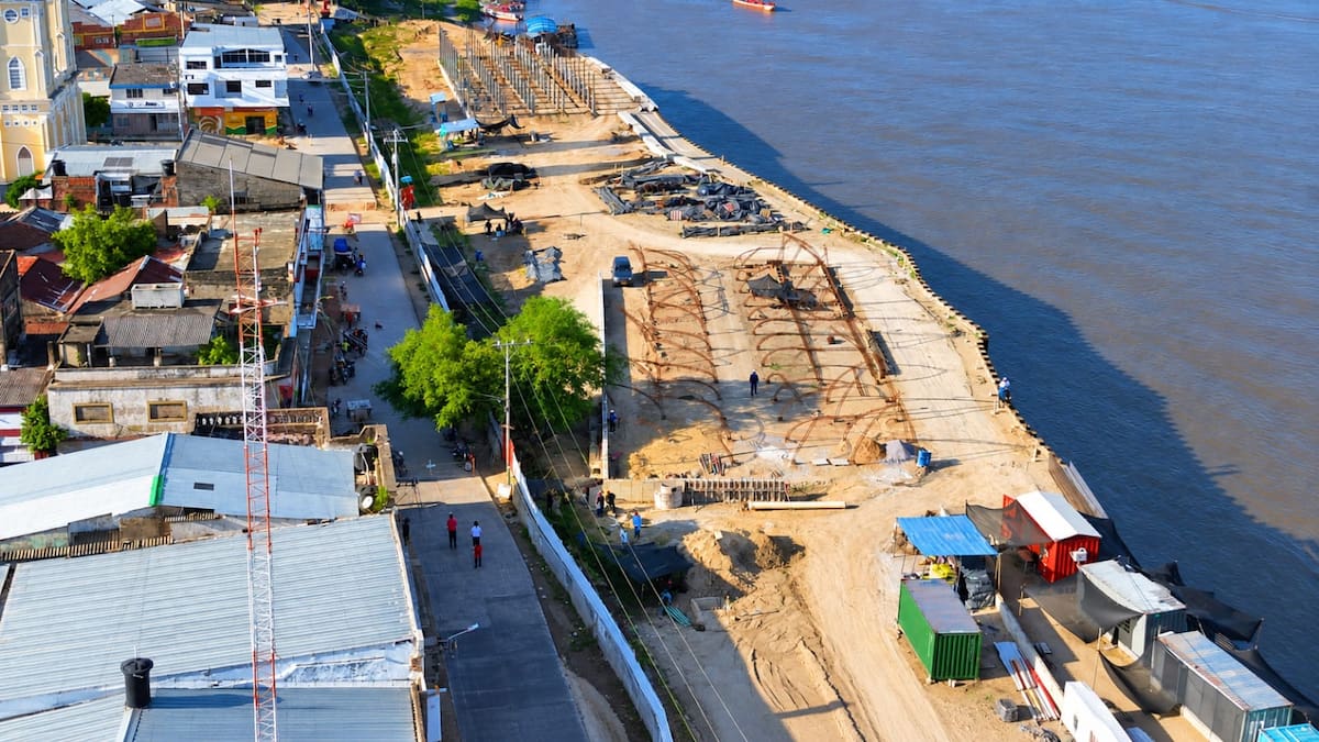 El Malecón de Todos, en Magangué, cuenta con una inversión de $57 mil millones. // Foto: cortesía - Gobernación de Bolívar