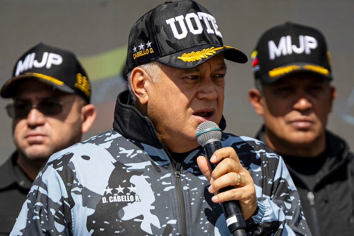El ministro del Interior y Justicia de Venezuela, Diosdado Cabello. // Foto: EFE