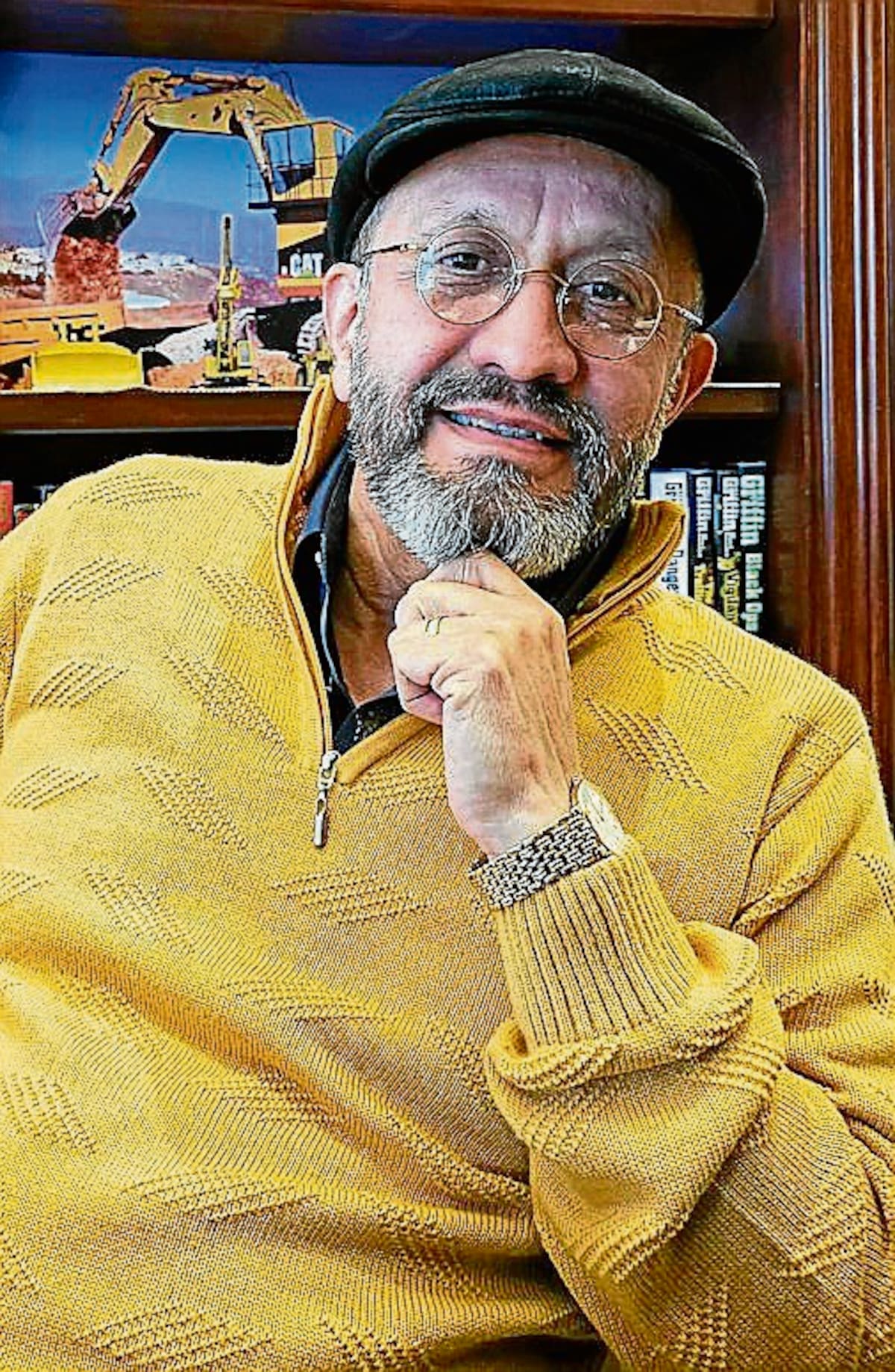 El novelista Marco T. Robayo autor de una novela sobre el galeón San José, ahora, en novela gráfica y comic. Foto: Estefanía Robayo Buelvas.