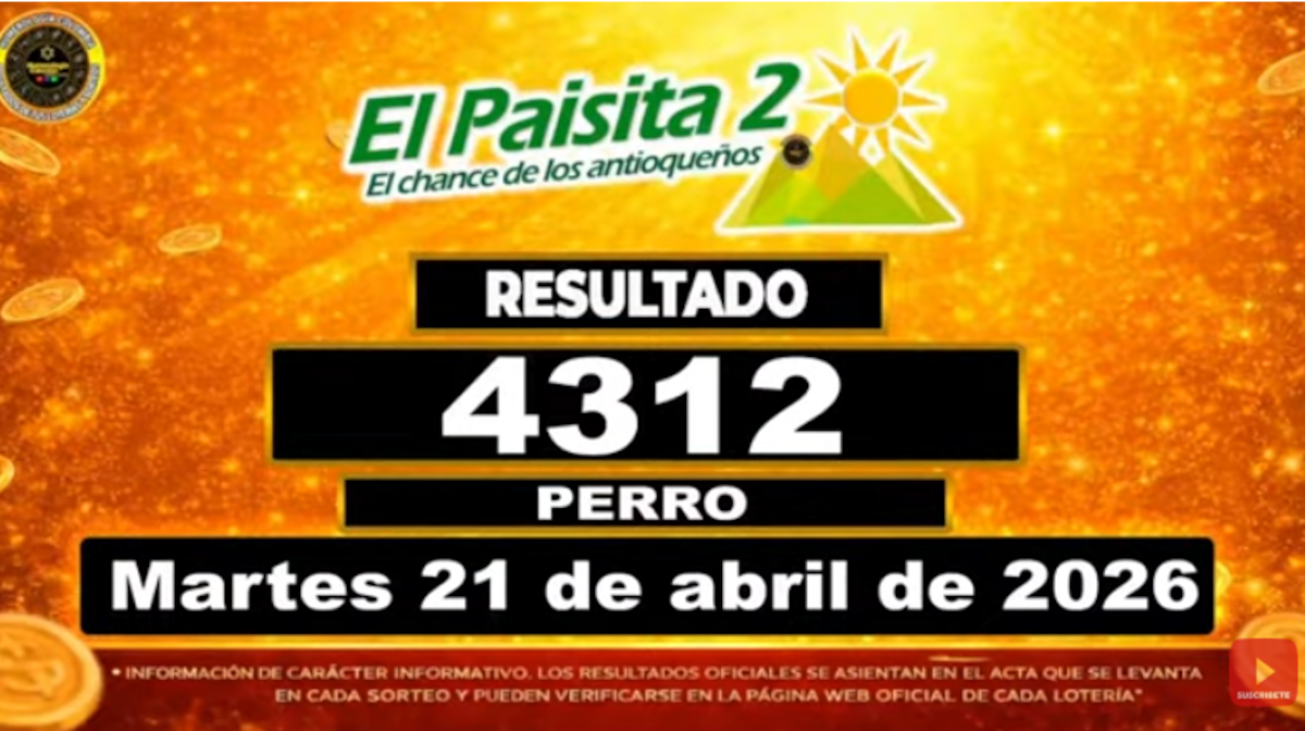 El Paisita Noche 21 de abril de 2026. // Foto: captura de pantalla
