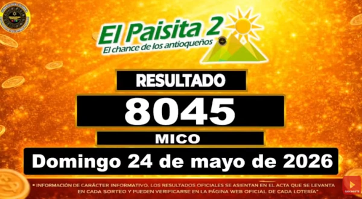 El Paisita Noche 24 de mayo de 2026. // Foto: captura de pantalla