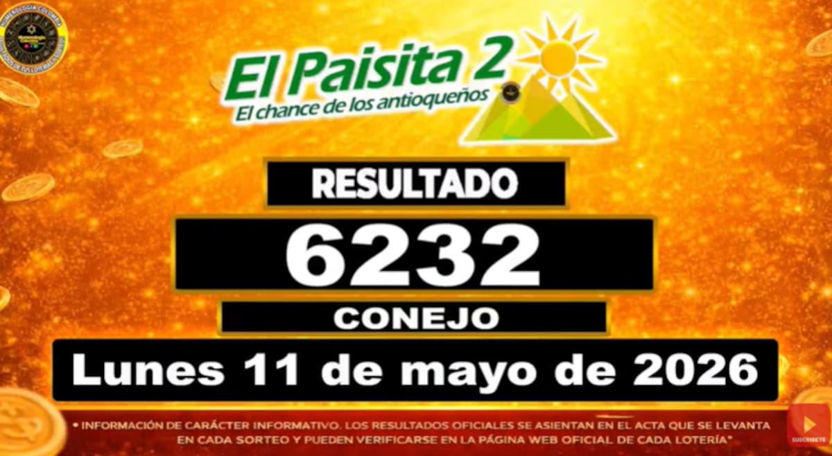 El Paisita Noche del 11 de mayo de 2026. // Foto: captura de pantalla