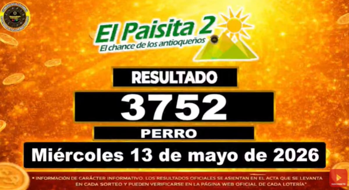 El Paisita Noche del 13 de mayo de 2026. // Foto: captura de pantalla
