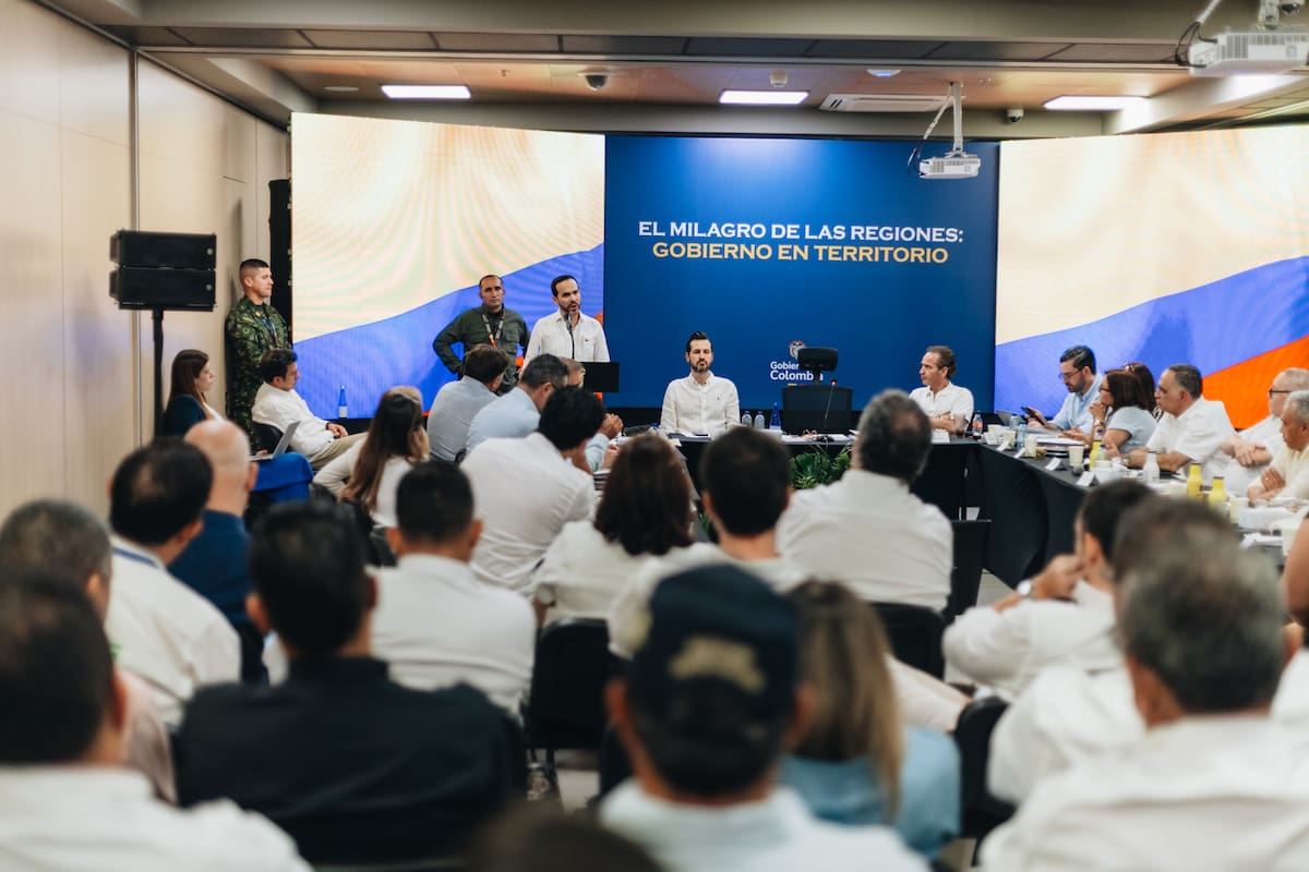 El presidente de Colombia, Abelardo de la Espriella, en un Consejo de Ministros. // Foto: cortesía de la Presidencia de la República.