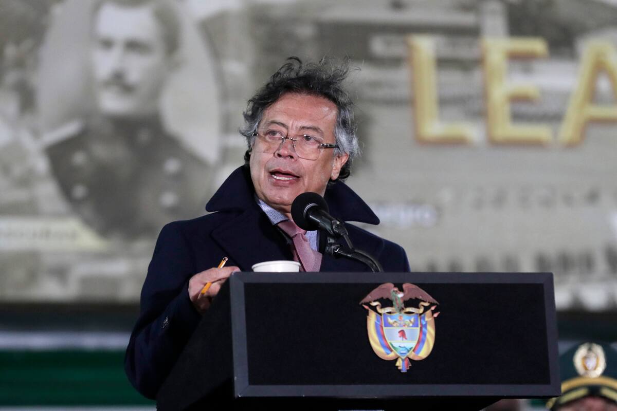 El presidente de Colombia, Gustavo Petro. // Foto: EFE