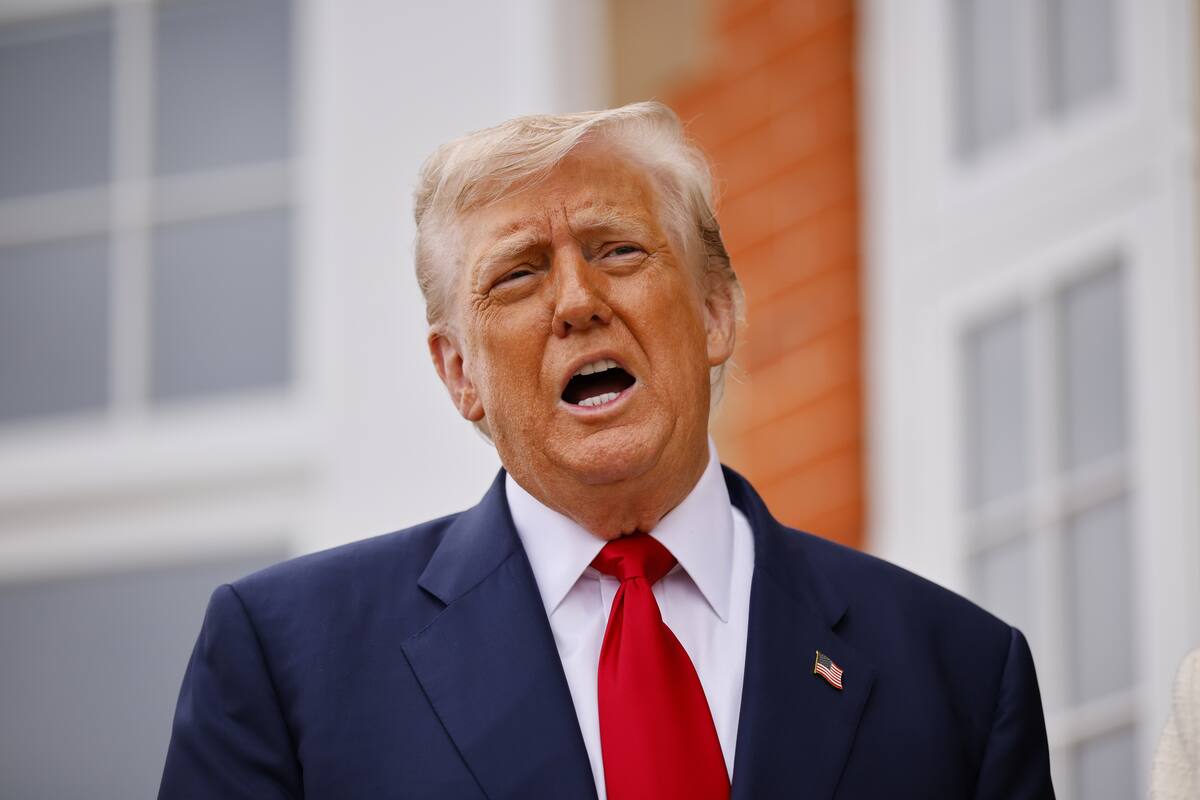 El presidente de EE. UU., Donald Trump. // Foto: EFE
