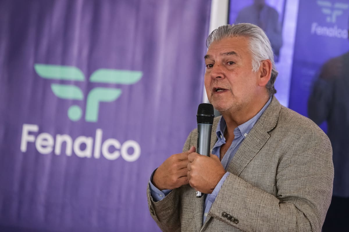 El presidente de Fenalco, Jaime Alberto Cabal. // Foto: Colprensa-John Paz.