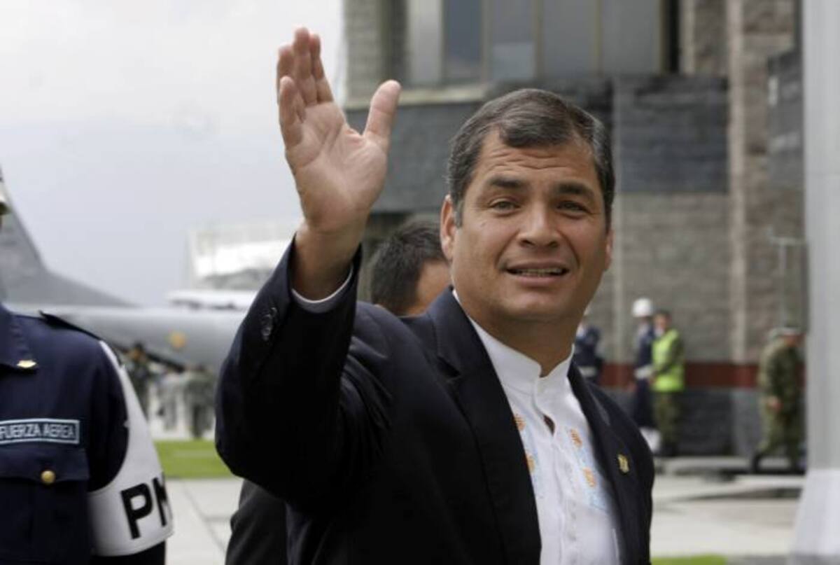 Rafael Correa, presidente de Ecuador. COLPRENSA