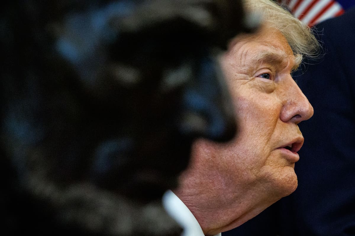 El presidente Donald Trump. // Foto: EFE/EPA/SAMUEL CORUM / POOL