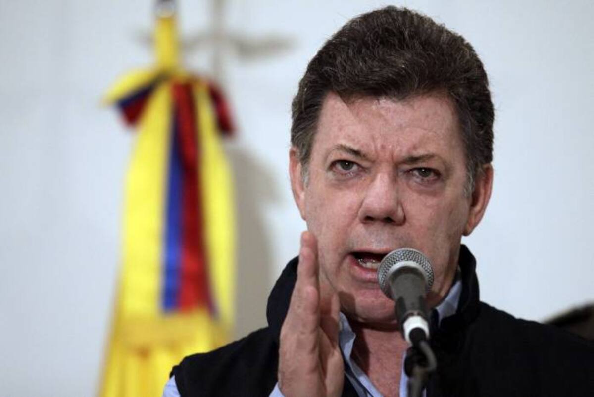 Juan Manuel Santos, presidente de Colombia. COLPRENSA