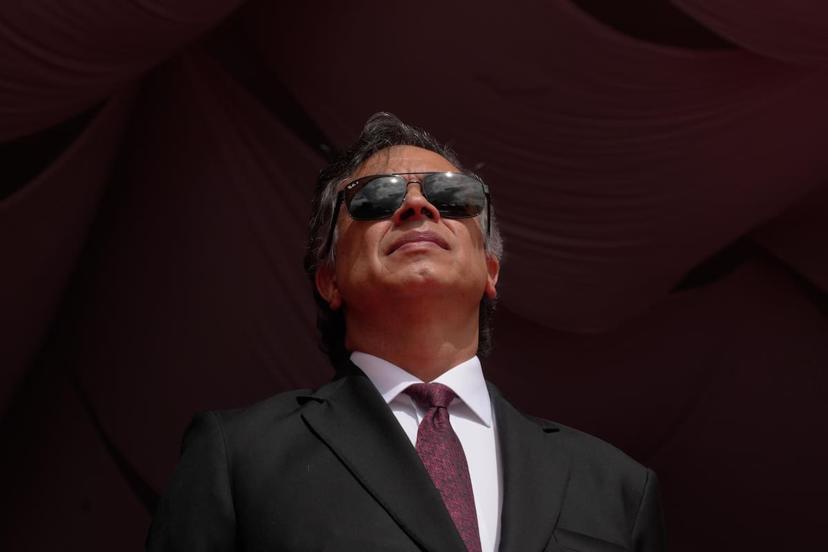 El presidente saliente de Colombia, Gustavo Petro. // Foto: cortesía de la Presidencia de Colombia.