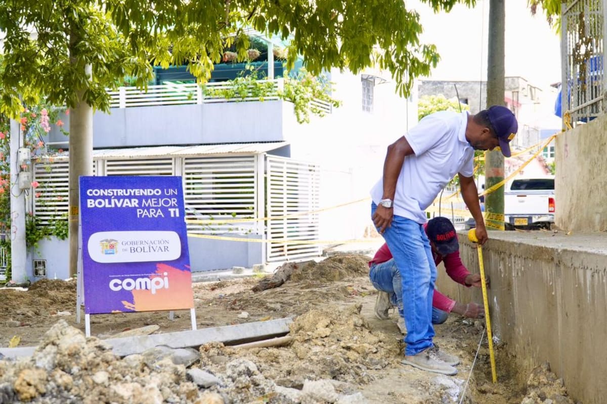 64 obras ejecutadas y 65 más en camino: así avanza el COMPI en Cartagena y Bolívar