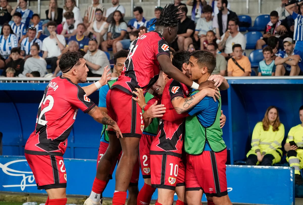 Rayo Vallecano jugará su primer final continental en la Conference League. //Foto, EFE: L. Rico
