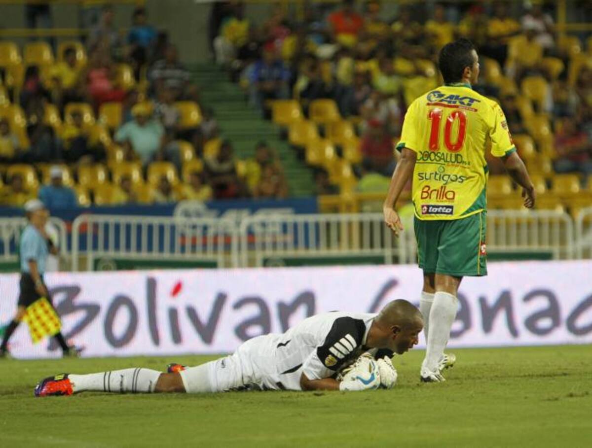 Cúcuta aprovechó una jugada en ataque y supo defender la diferencia. EL UNIVERSAL