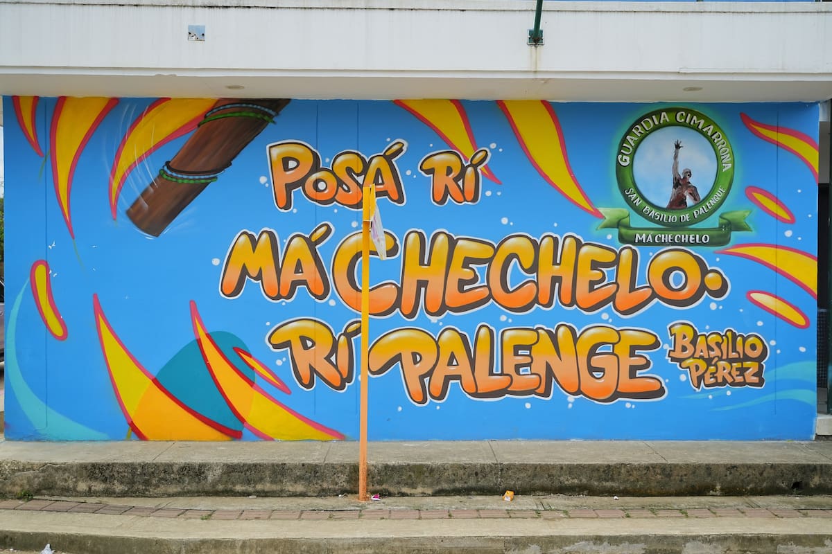 21 murales artísticos, pintados en puntos estratégicos de Palenque, hacen parte del proyecto +Vida.