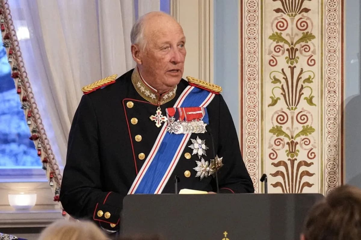 El rey Harald de Noruega falleció a los 89 años tras varios días internados en una clínica por problemas de salud. // Foto: EFE.
