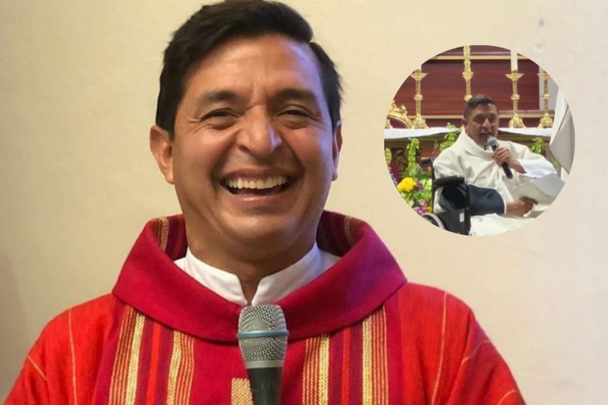 ¿Qué le pasó al Padre Chucho? Fue visto en silla de ruedas