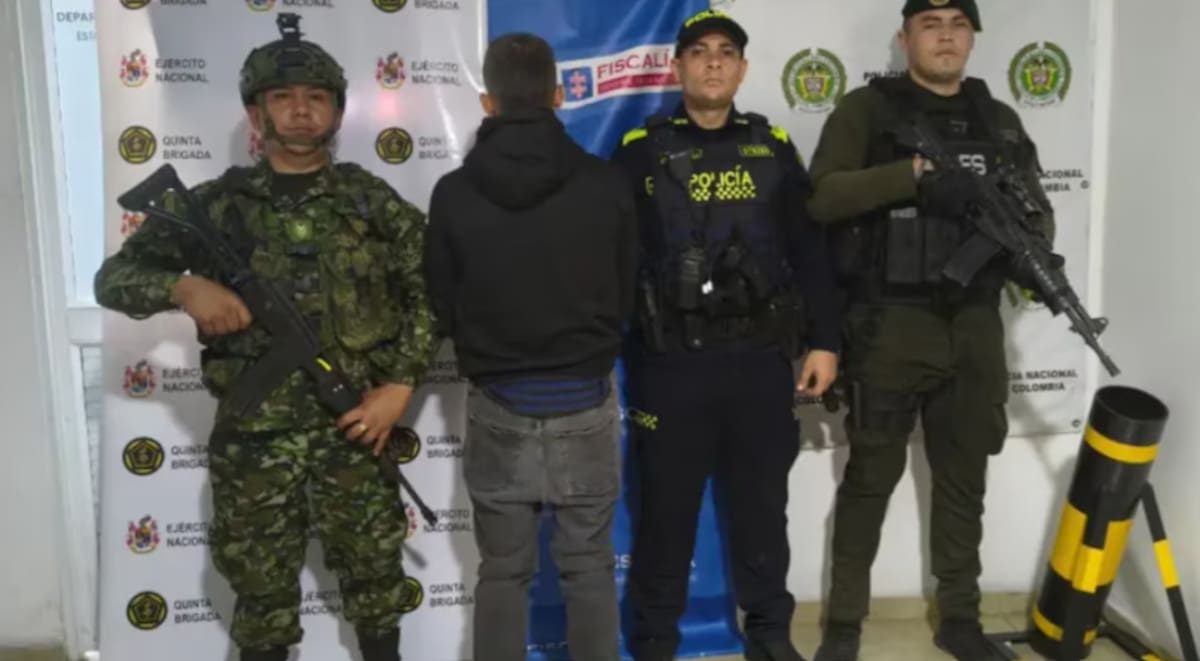 El señalado fue identificado como José Armando García, conocido como alias Picapiedra. // Foto: Fiscalía General
