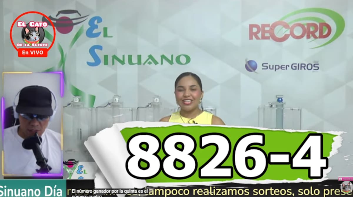 El Sinuano Día del 20 de septiembre de 2026. // Foto: captura de pantalla tomada de la cuenta de YouTube El Gato de la Suerte.