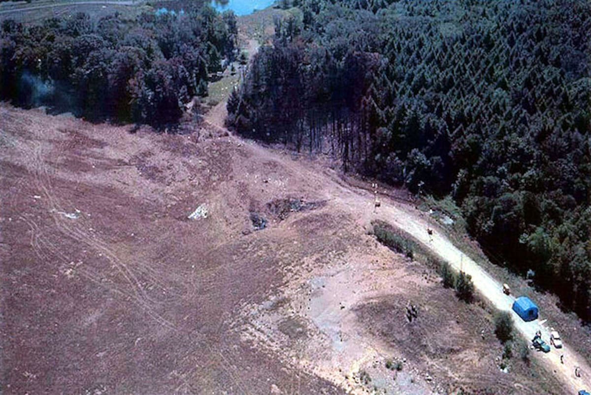 El sitio del choque del vuelo 93. //Foto tomada de: Wikimedia Commons