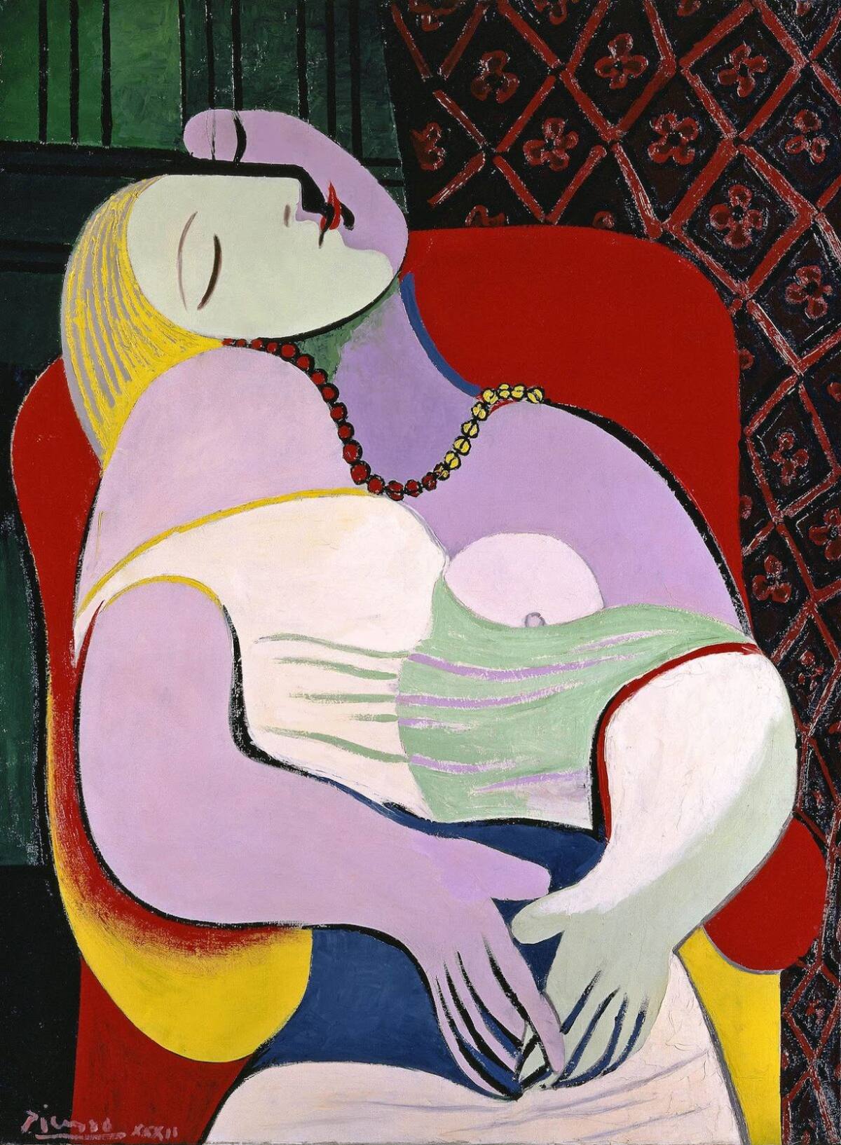 'El Sueño', obra de arte de Pablo Picasso. //Tomada de Internet
