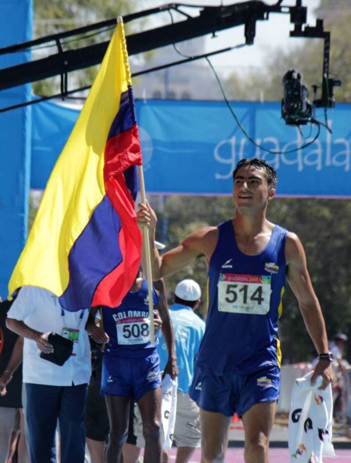 James Rendón ganó la medalla de oro en la marcha del Iberoamericano de Atlético. COLPRENSA