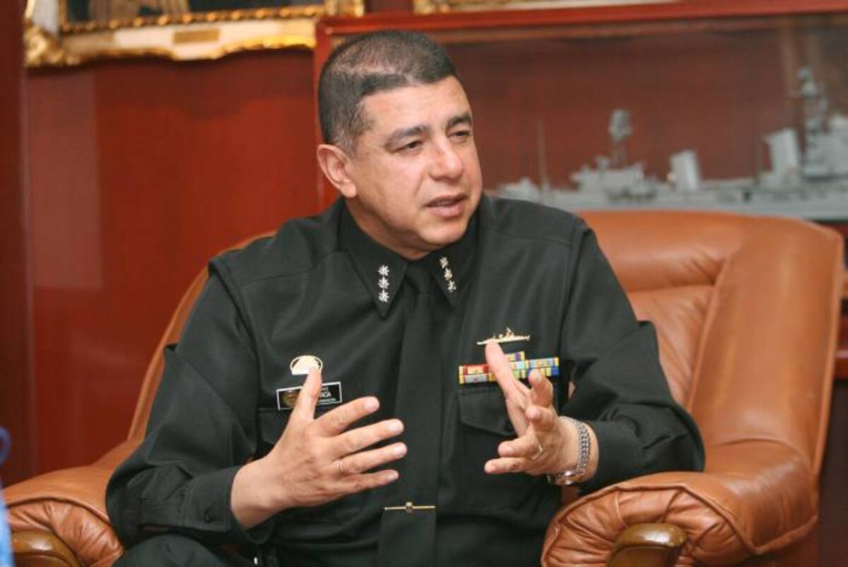 Almirante Roberto García Márquez, comandante de la Armada Nacional. COLPRENSA