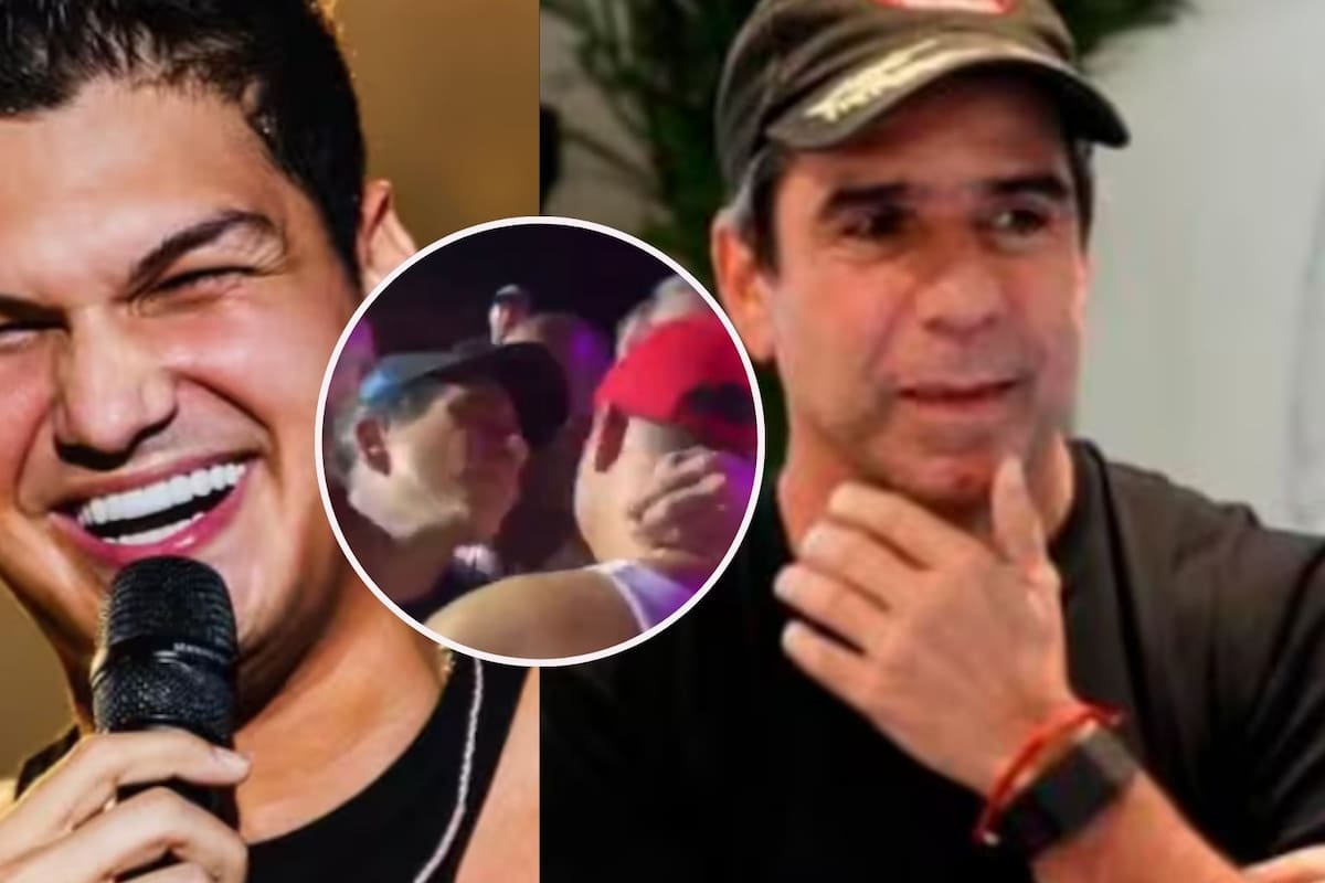 En video: el beso de Alex Char a Elder Dayan que encendió la polémica