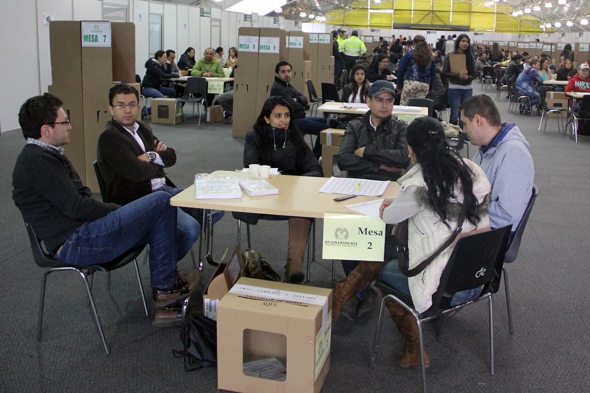 Cualquier persona que esté entre los 18 y 60 años puede ser designada como jurado de votación. // Foto: Colprensa / Germán Enciso.