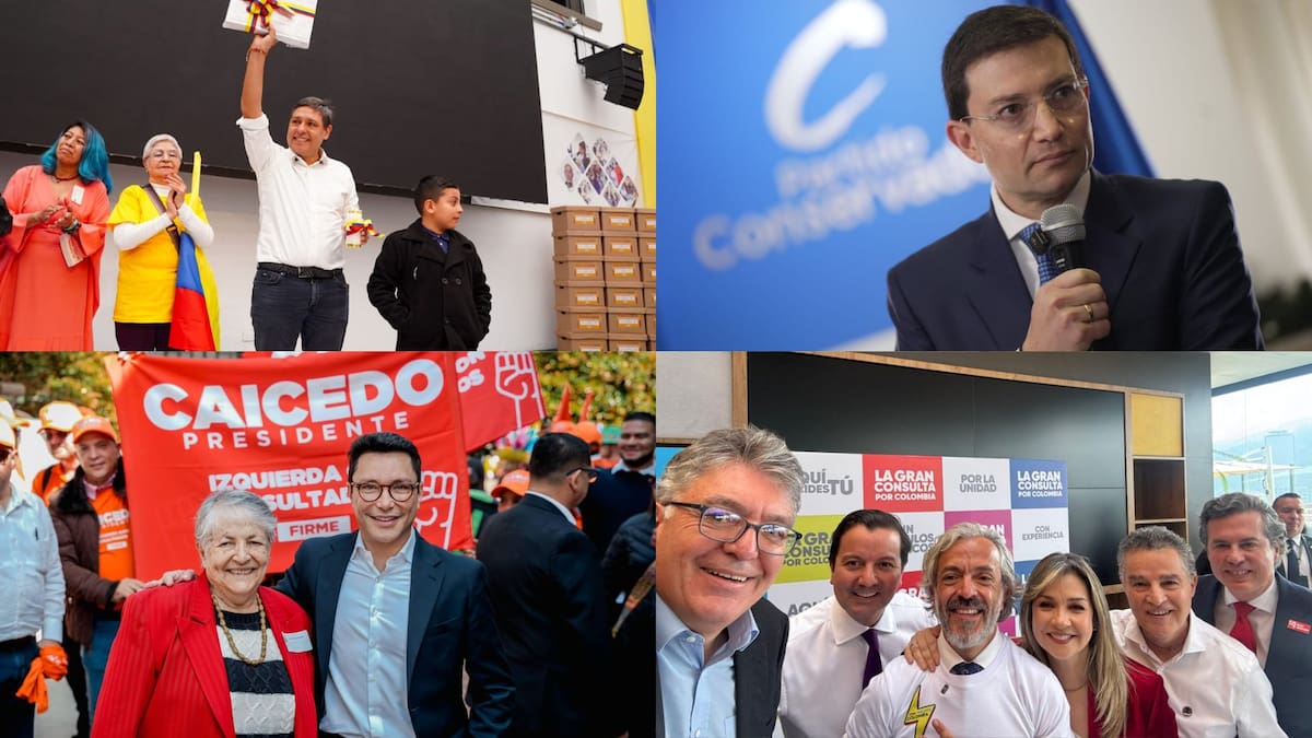 22 precandidatos presidenciales entregaron sus firmas a la Registraduría. // Fotos: Cortesía.