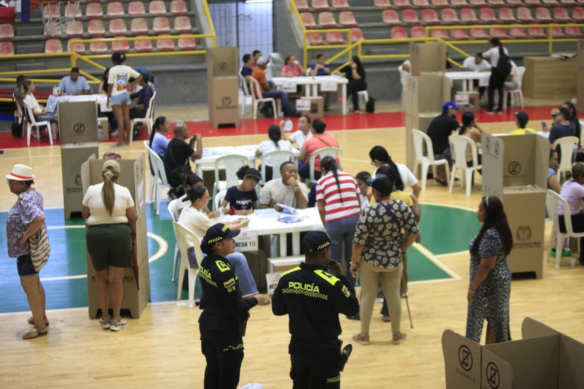 En Cartagena fueron habilitados para votar 866.447 personas. // Foto: Óscar Díaz.