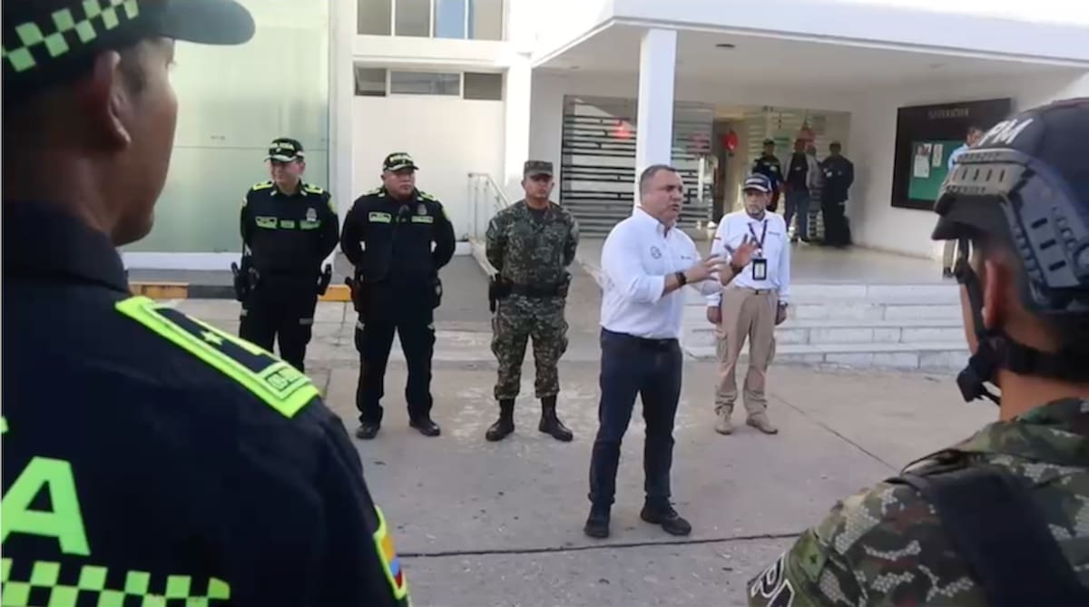 La Policía Nacional tendrá la responsabilidad de cubrir 244 puestos de votación en Barranquilla y su área metropolitana.//Cortesía Policía Mebar.
