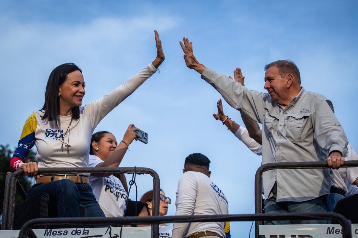 “Venezuela tiene nuevo presidente y es Edmundo González”: María Corina Machado