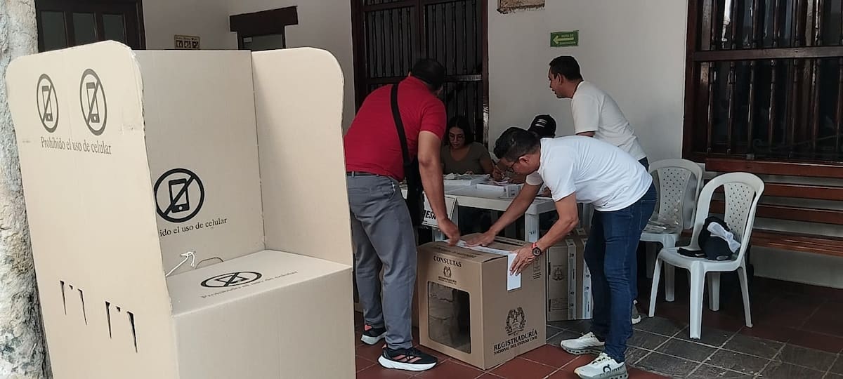 Elecciones en Cartagena este 8 de marzo de 2026. // Foto: Óscar Díaz