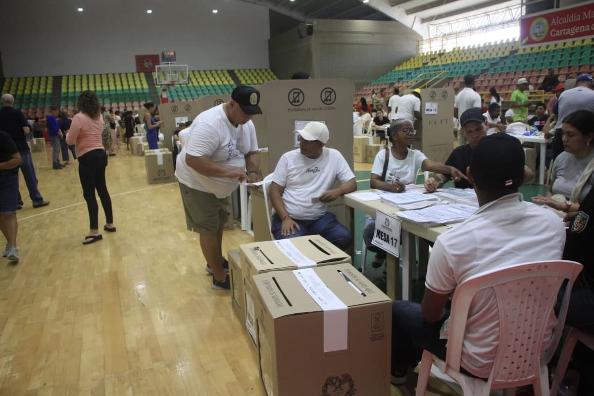 Las elecciones en Cartagena transcurrieron con normalidad. // Foto: Julio Castaño - El Universal