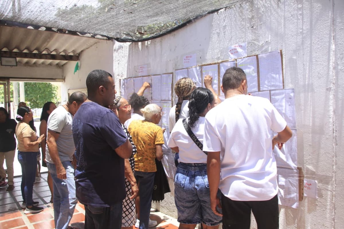 Los afiliados son los que votarán en las elecciones de Juntas de Acción Comunal en Cartagena. // Foto: Julio Castaño.
