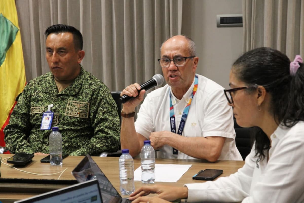Alcaldía de Barranquilla coordina los planes operativos presentados por la Policía Metropolitana de Barranquilla y se coordinó el apoyo complementario de las fuerzas militares durante el proceso electoral del 31 de mayo.//Cortesía Alcaldía de Barranquilla.