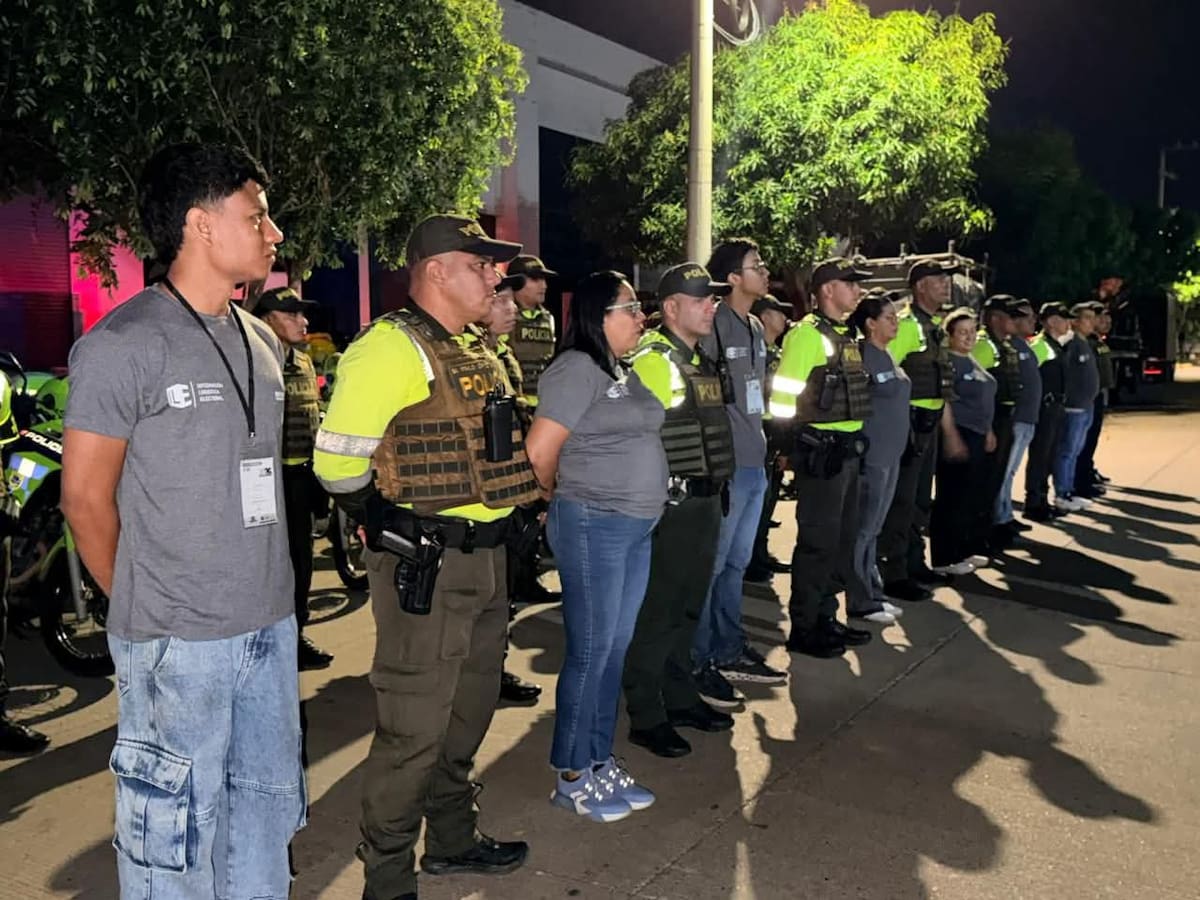 Elecciones Presidenciales en Bolívar: así se desplegó el operativo policial. // Foto: cortesía Policía Nacional.