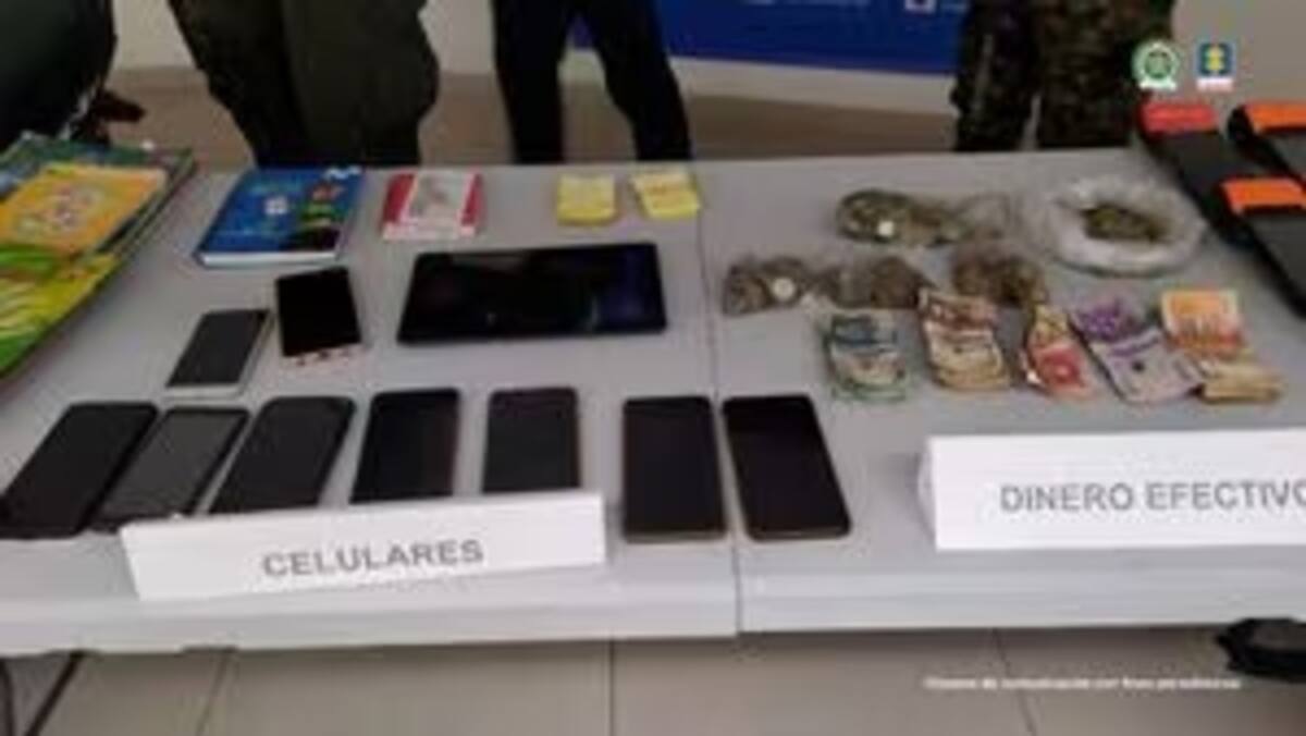 Elementos incautados del grupo criminal Themis. //Cortesía Fiscalía