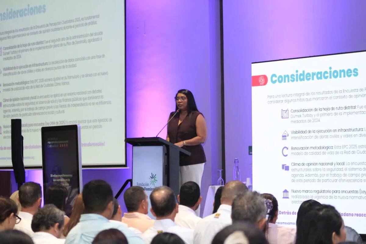 Eliana Salas Barón, directora del programa Cartagena Cómo Vamos. // Julio Castaño - El Universal