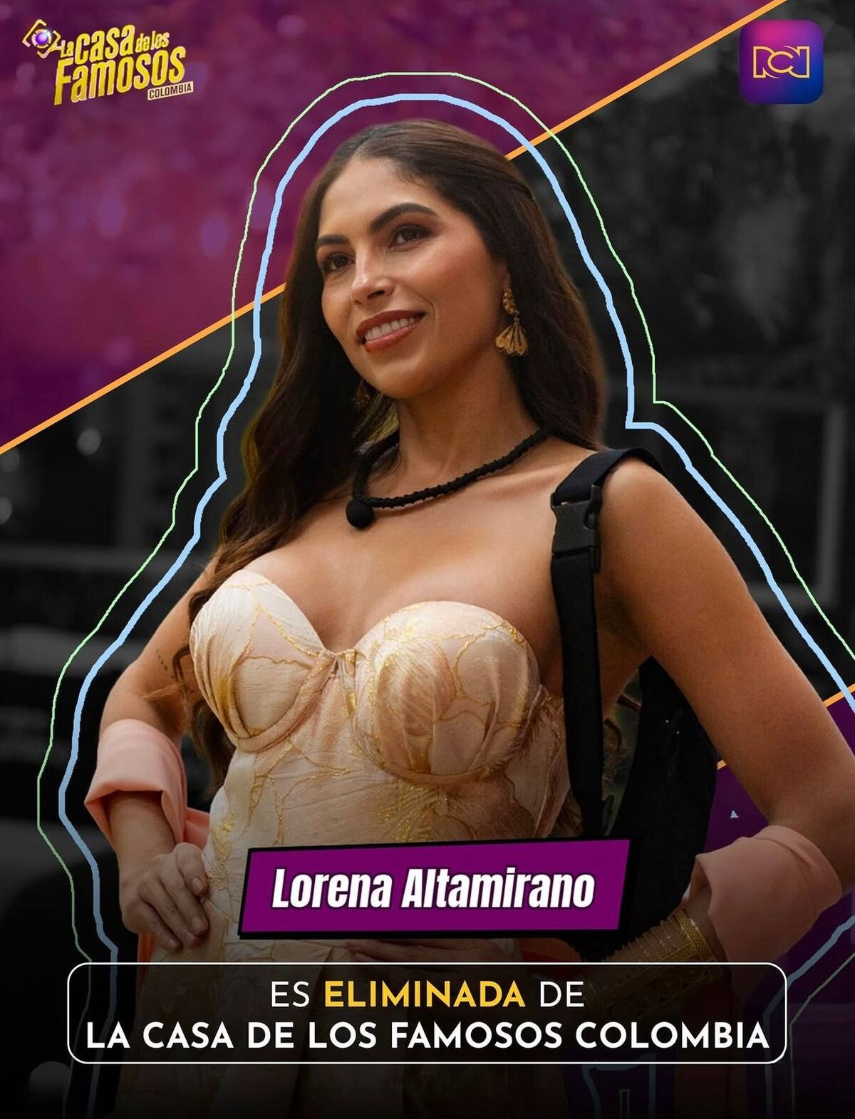 Con 3,26 % de los votos, Lorena Altamirano quedó fuera del reality y dejó reacciones divididas entre los seguidores del programa.
Foto tomada de: Instagram de Lorena