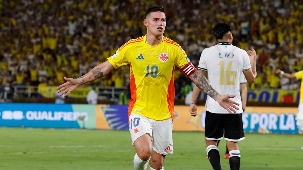 James Rodríguez fue la estrella del compromiso ante Bolivia. //Foto, EFE: Mauricio Dueñas Castañeda