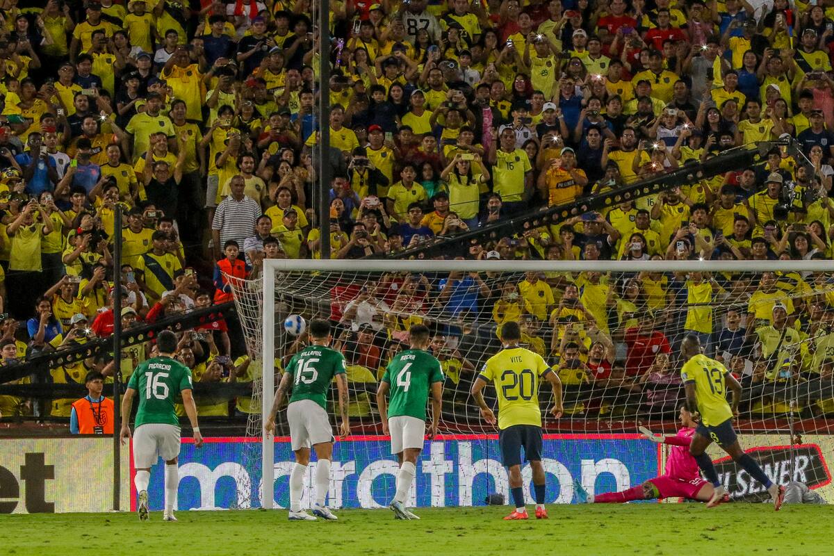 Ecuador no tuvo piedad de Bolivia y lo goleó 4-0