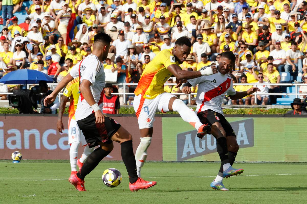 Jhon Durán era un titular fijo en la Selección Colombia. //Foto, EFE: Mauricio Dueñas Castañeda
