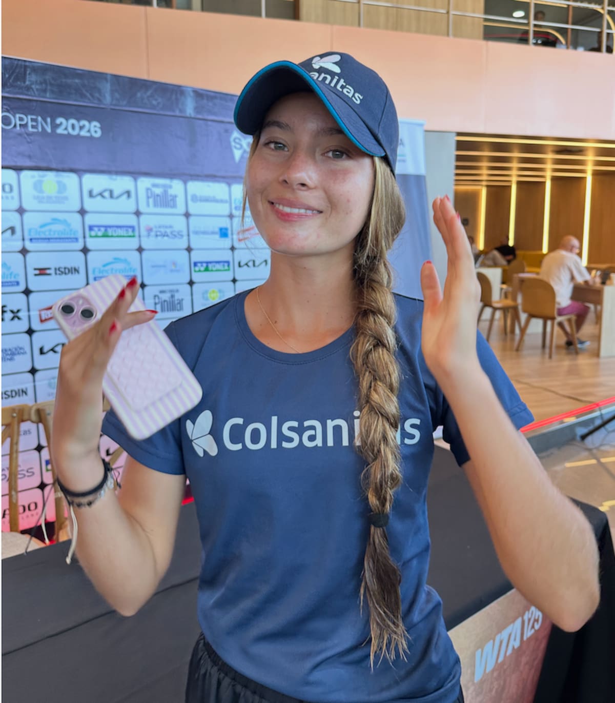 Emanuela Lares, de Valle del Cauca, es una de las invitadas al Kia Open W125 Barranquilla 2026.//El Universal.