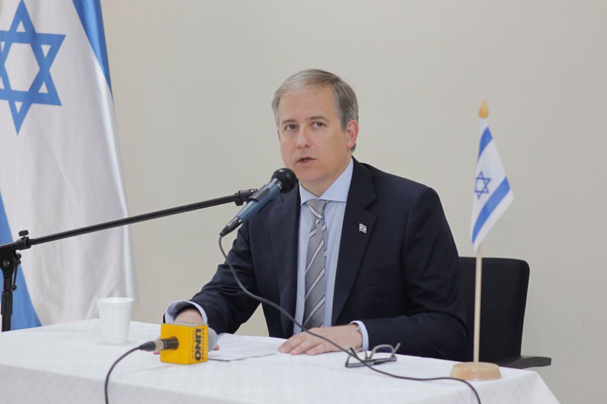 Edwin Yabo Glusman, director del norte de Suramérica en el Ministerio de Relaciones Exteriores de Israel. //Foto tomada de su cuenta oficial de X, en @EdwinYabo.