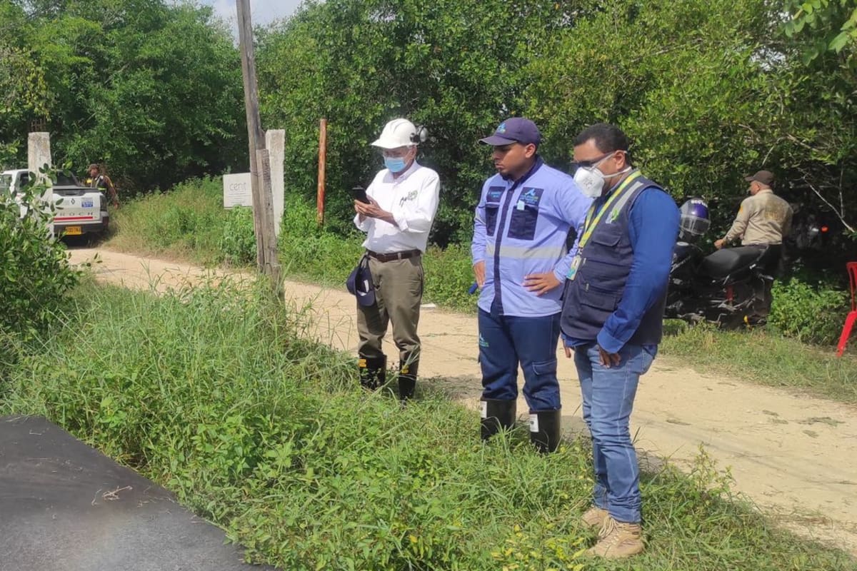 Cardique atiende emergencia ambiental en Tierrabaja