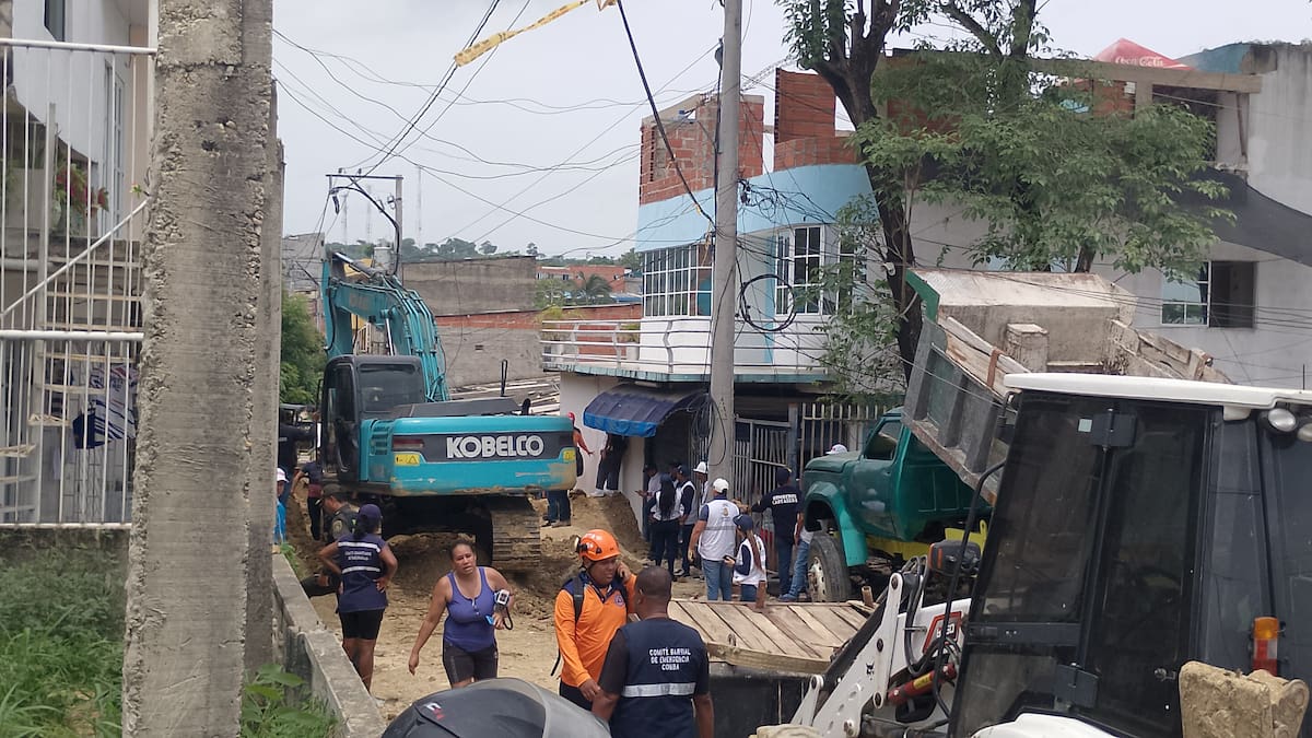 Emergencia en el barrio 20 de Julio. // Foto: El Universal