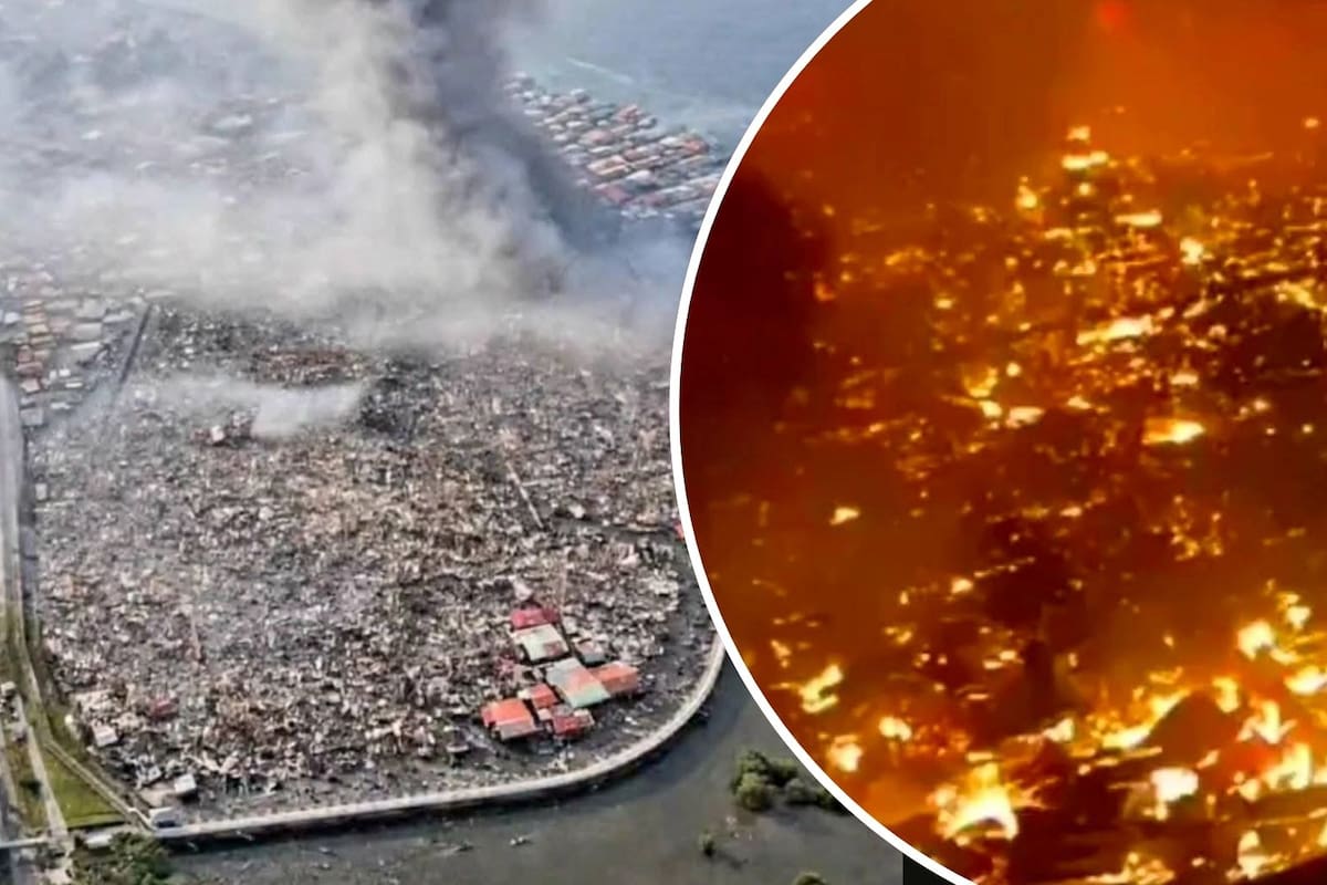 Video: emergencia por incendio en Malasia con 9.000 afectados