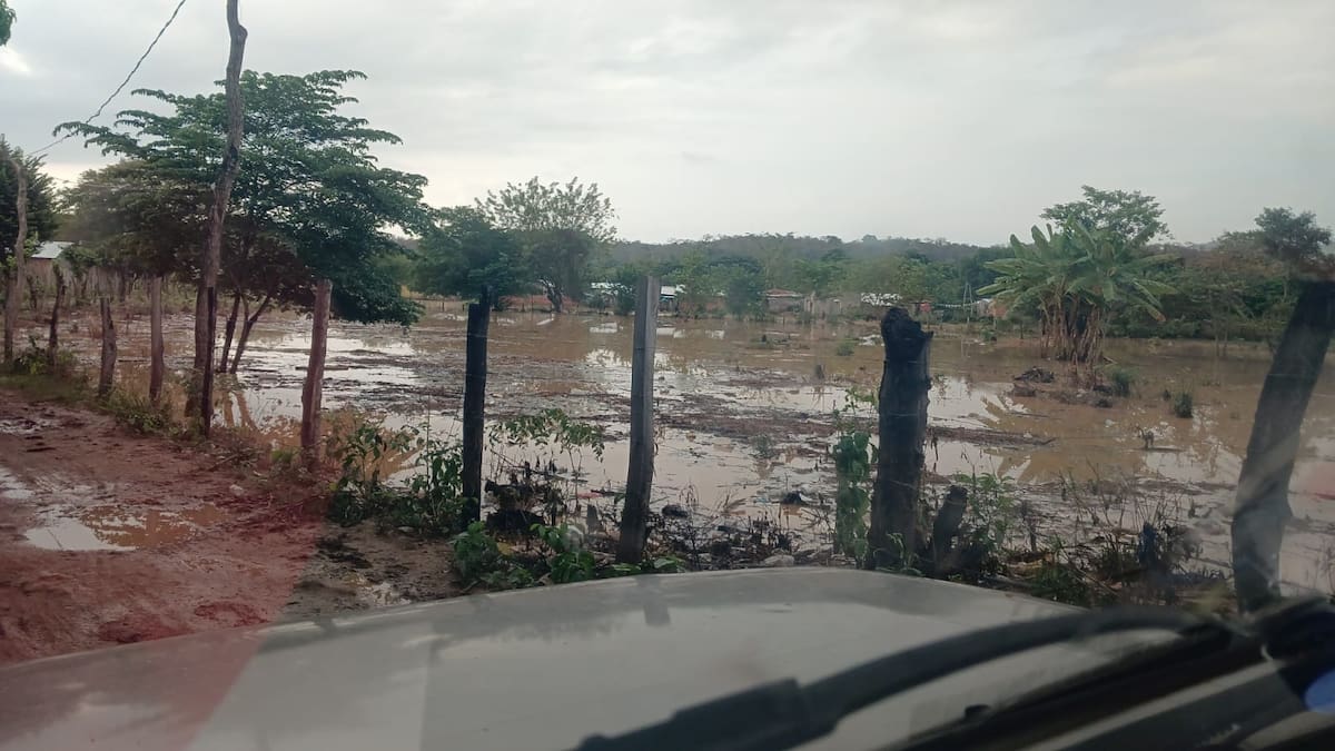 Por más de 12 horas se registraron fuertes lluvias en diferentes zonas del departamento de Bolívar. // Foto: cortesía - Gobernación de Bolívar